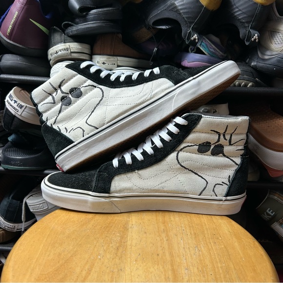 Vans sk8 hi peanuts snoopy black white - Picture 5 of 7